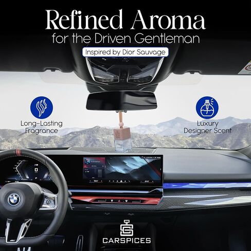 Suvage Car Fragrance Diffuser - Luxury Car Air Freshener Inspired by Sauvage - Long Lasting Car Air Freshener Diffuser - Car Scent with Elegant Giftable Package in Saudi Arabia
