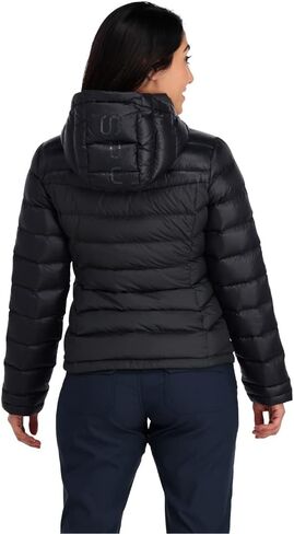 Spyder Womens Timeless Hooded Down Jacket in Saudi Arabia