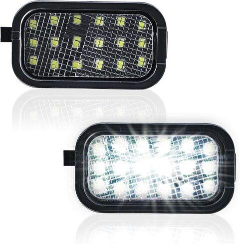 LED Rear License Plate Lights for 2007-2014 Chevy Suburban Tahoe GMC Yukon Cadillac Escalade ESV Tag Lamp Assembly, 6000K White 2PCS in Kuwait
