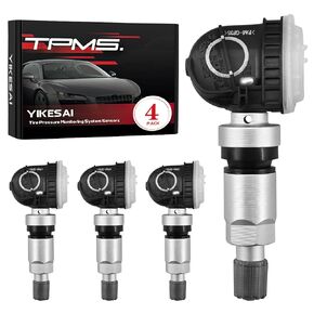 TPMS Sensor Set of 4-315Mhz Tire Pressure Monitoring Sensors Compatible with Ford F-150 F150, Edge, Flex, Explorer, Mustang, Lincoln | Replace #F2GZ-1A189-A, F2GZ1A189A, F2GT1A180AB, F2GT1A150AB