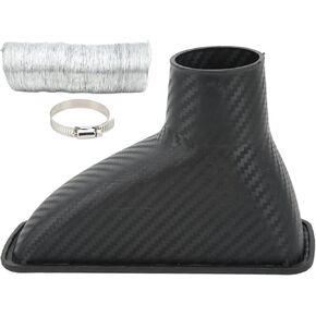 HERCHR Car Air Duct, ABS Universal Car Air Duct Front Bumper Intake Duct Cooling Pipe Hose Duct Automotive Brake System Part for Replacement