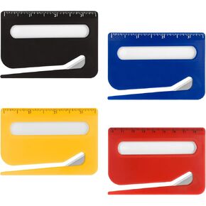 4 فتاحات رسائل من ZUFECY، قاطعة صندوق سكاكين بشفرة، قطاعة أظرف مناسبة للأظرف، الطرود، قطع الورق، فتاحة بريد آمنة، قطاعة الأظرف in Kuwait