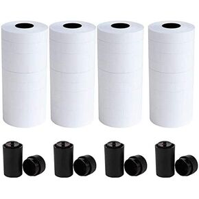 HC Kenshin MX-6600 Price Labels, 40 Rolls 2-line Pricing Gun Labels for Retail, Suitable for MX-6600, MX-6602, G6000, YH-689 and Many Other 2-line Price Gun Labeling Machines (Not Include Gun）