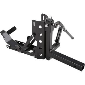 KUAFU 800LBS Motorcycle Trailer Hitch Scooter Hitch Carrier Tow Dolly Hauler Hitch 2" Tow Receiver Mount Rack