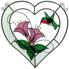 Pre-Cut Hummingbird Bevel Heart Kit