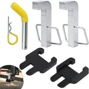 Weight Distribution Hitches Snap L-Pins(4 1/4" x1 3/4")&Sway Bracket Jacket for E2 Hitch Sway 6k 8k 10k 12k 14k Sway Control Brackets&Trailer Hitch Pin&Clip(5/8") Fits 2" Receiver,Minimize Noise(5Pcs)