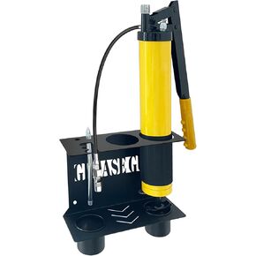 Grease Gun Holder - Spring-Loaded Hose Support System, Neat Accessory Storage, Rugged Material with Anti-Stain Coating, Spill Storage - Perfect Addition for Toolbox Widgets and Truck Accessories