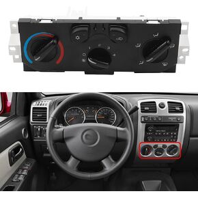 Dasbecan HVAC Climate Control Module A/C Air and Heater Conditioning Control Switch Panel Compatible with 2004-2012 Chevy Colorado GMC Canyon Replaces# 25841856 15113185 15238515 15858833