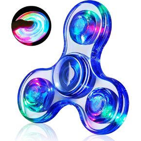 Gigilli Fidget Spinner for Kids Adults, Easter Basket Stuffers Classroom Light up Sensory Fidget Toys for Kids 3-5 4-8, Glow in The Dark Hand Fidget Spinner for ADHD Autism Boys Girls Birthday Gifts