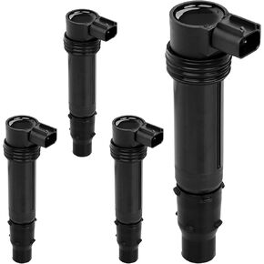 HQPASFY F6T570 Motorcycle Ignition Coils Compatible with Kawasaki ZX636 ZX6R ZXR9F ZX R9F 636 Ninja 2003-2018 Replace#21171-1282，21171-0021