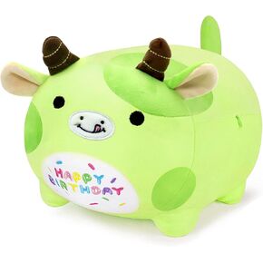 9.8'' Unicorn Plush Stuffed Animals Birthdays Gifts, Pink Unicorn Plush Pillow Soft Plushie, Chubby Plush Toy Birthday Gifts for Kids Girlfriend
