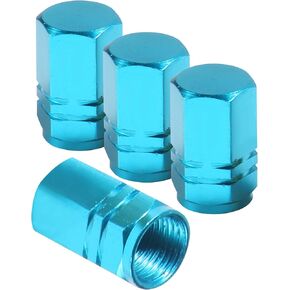 Tire Valve Caps,Car Accessories Valve Stem Caps,Aluminum Alloy Valve Stem Covers, Valve Stem Covers for Car Tires,Valve Stem Caps for Cars,Tire Caps for Cars,SUVs, Motorcycles,Etc (Gold)