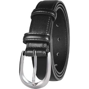 Women's Belt Fashion Multicolored Waist Leather Belts for Jeans Pants with Pin Buckle