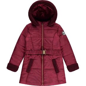 Juicy Couture Jacket With Belt And Sherpa Detail, RED, 10/12
