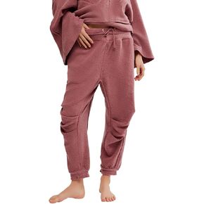 Free People Day Off Women's Fleece Jogger Wild Ginger Medium