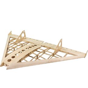 Balsa Wood Model Airplane T11 Air Kart 1000mm Wingspan RC Airplane Glider KIT to Build for Adults Hobby Fly (Kit+Motor+Prop+Servo+ESC+Covering film)