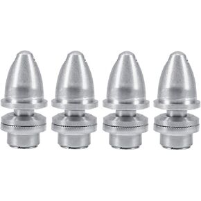 4pcs 3.17mmxM5 RC Airplane CW Propeller Adaptor Model Airplane Electric Aircraft DIY Parts Aluminum Bullet Airplane Spinner for 3.17mm Shaft Motor