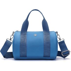 Mini Gym Bag Small Barrel Duffle Crossbody Bags Tote for Women Men Workout Bag Lightweight for Weekender Travel Sports Yoga Fitness Dance