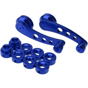 Veemoon Hand Crank Window Opener Crank Handle Kit, Window Crank Handle Kit, Window Crank Handle Winder Aluminum Universal Car Door Window Crank Handle Winder Car Door Accessories Rv Door Handle, Blue