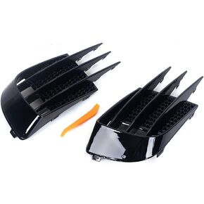 For Volkswagen For VW Golf 6 MK6 VI GTI R R20 2008-2013 Front Fog Light Air Vent Grill Cover Trim pair