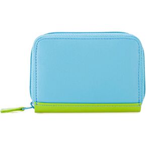 mywalit Zipped Credit Card Holder - Leather, Fan Type, 9 card, Note Sections