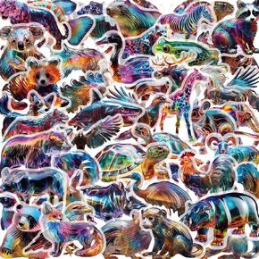 Yoksas 180 Pcs Nature Flower Bird Stickers - Robins,Parrots,Chickadee,Oriole,Hummingbirds,Flamingos | Clear Waterproof Stickers for Junk Journals,Scrapbooking,Laptops,Water Bottles