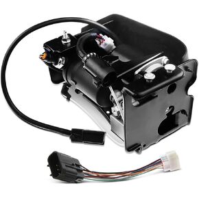 A-Premium Air Suspension Compressor Pump Compatible with Cadillac Escalade 2002-2016 & Chevrolet Avalanche, Tahoe & GMC Yukon, Yukon XL 1500, Replace# 15254590, 19299545, 15949881