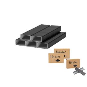 NatSumeBasics Rose Gold Colored Staples 3000 26/6 Standard Staples Refill for Desk Stapler, 1000 Per Pack, Total 3 Pack Staples (Rose Gold)