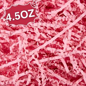 Nyvexon Crinkle Cut Paper Shred, Shredded Paper Filler for Gift Baskets, Box Stuffing for Christmas, Wedding, Birthday, Decoration and Packing, 4.5oz, Purple
