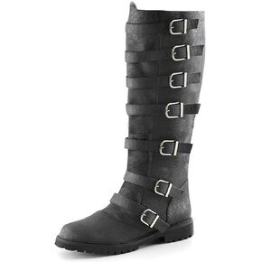 Medieval Pirate Boots Men's Renaissance Boots Halloween PU Leather Costume Boots Gothic Cosplay Boots