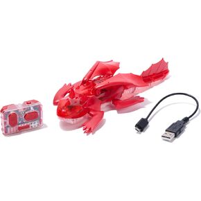 Remote Control Dragon, Rechargeable Robot Dragon Toys for Kids, Adjustable Robotic Dragon Figure Toys for Boys & Girls Ages 4 & Up, Red