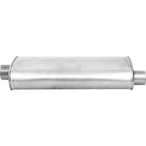Walker Quiet-Flow SS 21633 Direct Fit Exhaust Muffler 2.25" Inlet (ID) 2.25" Outlet (ID) for Jeep Grand Cherokee