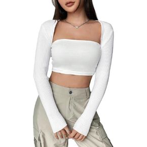 Womens Crop Cardigan Sweater Open Front Lightweight Knit Shrug Cardigan in Kuwait