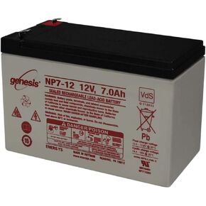 EnerSys NP7-12T 12V 7Ah F2 Sealed Lead Acid Battery