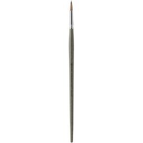 Escoda Modernista Series Artist Oil & Acrylic Long Handle Paint Brush, Round, Size 18, Synthetic Mongoose