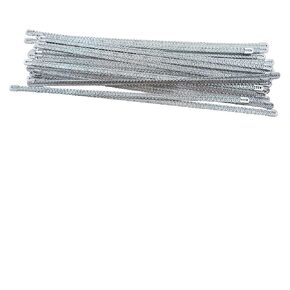 30Pcs Metal Steel Spiral Corset Bonin, 9.4 Inch Steel Wire Spiral Metal Boning for Sewing Corset, Making Wedding Dress Costume Hoop Skirt(6mm Wide)