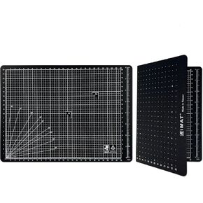 iMAT Flip Cutting Mat Note, A4 (Cm Version), 9"X12", Folding, Suitable for Small Crafts, Making Notebook, Models, and Scrapbooking Project (Hunter Green)