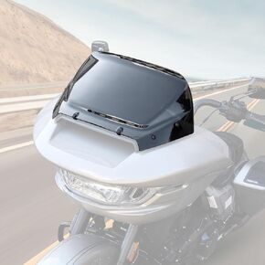 10" Windshield for Harley Road Glide CVO 2024, Dark Tinted Wind Shield Windscreen Air Deflector for Harley Davidson Road Glide CVO FLTRXSE 2023-2024 Accessory
