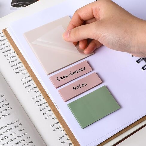 700 قطعة من علامات التبويب الفهرسية ذاتية اللصق وقابلة للكتابة، ملاحظات لاصقة شفافة مقاومة للماء، علامات صفحة شفافة، لوحة مذكرة شفافة، وسادات ملاحظات لاصقة متعددة الحجم للكتب، مستلزمات الدراسة المكتبية والمدرسة in Saudi Arabia