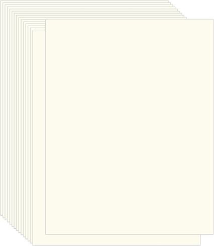 100 Sheets White Cardstock 8.5 x 11, 80lb Heavy Card Stock Paper, Thick Cardstock Printer Paper for Invitations, Certificate, Menus, Wedding, DIY Cards in Saudi Arabia