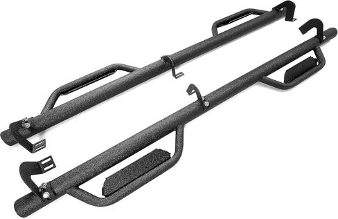 ECOTRIC Running Boards Compatible with 2005-2023 Toyota Tacoma Double Cab with 4 Full Size Nerf Bars Door Dropped Side Steps Hoop (Matte Black) in Saudi Arabia