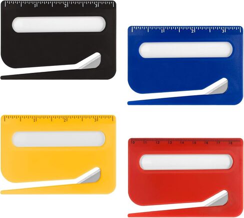 4 فتاحات رسائل من ZUFECY، قاطعة صندوق سكاكين بشفرة، قطاعة أظرف مناسبة للأظرف، الطرود، قطع الورق، فتاحة بريد آمنة، قطاعة الأظرف in Kuwait