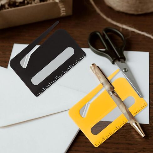 4 فتاحات رسائل من ZUFECY، قاطعة صندوق سكاكين بشفرة، قطاعة أظرف مناسبة للأظرف، الطرود، قطع الورق، فتاحة بريد آمنة، قطاعة الأظرف in Kuwait