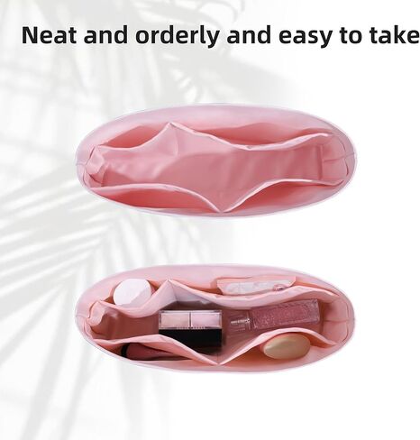 DGAZ Lightweight Purse Organizer Insert for Chanel 22 Bag,Silk and Dupontpaper handbag inner for Luxury Bags(Craie,S) in Kuwait