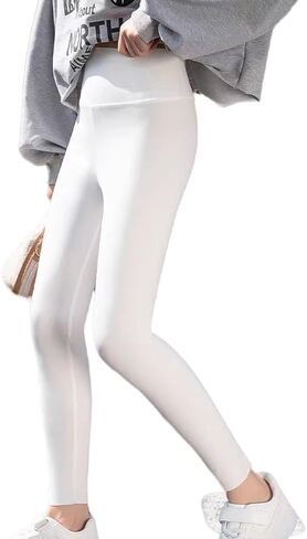Girls Athletic Leggings High Waist Yoga Pants Dance Running Sports Tights in Kuwait