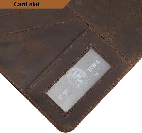 Genuine Leather Padfolio,Free Engraved Name, Personalized Leather Portfolio, A4 Document Folder Legal Pad Padfolio, Resume Folio for Men & Women in Kuwait