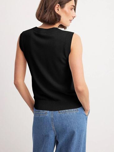 Beautiful Nomad Women's Knit Sweater Vest Sleeveless Tank Tops Casual Y2K Button Down Cardigan Vest Shirts in Kuwait