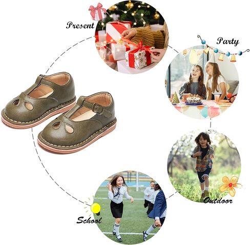 Felix & Flora Toddler Girl Mary Jane Dress Shoes - Ballet Flats for Girl Party School Shoes in Saudi Arabia