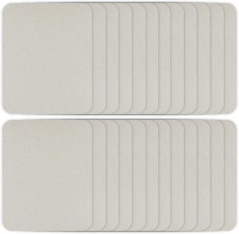 20 Pcs Iron on Patches,4.9 x 3.7 Inch Khaki Iron on Patches for Clothes Repair, Fabric Repair Patches for Clothing Repair in Saudi Arabia