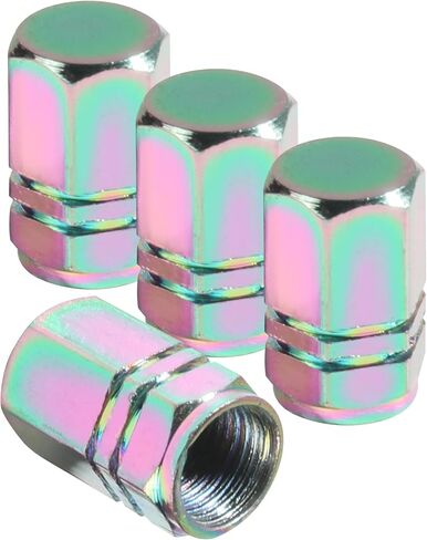 Tire Valve Caps,Car Accessories Valve Stem Caps,Aluminum Alloy Valve Stem Covers, Valve Stem Covers for Car Tires,Valve Stem Caps for Cars,Tire Caps for Cars,SUVs, Motorcycles,Etc (Gold) in Saudi Arabia